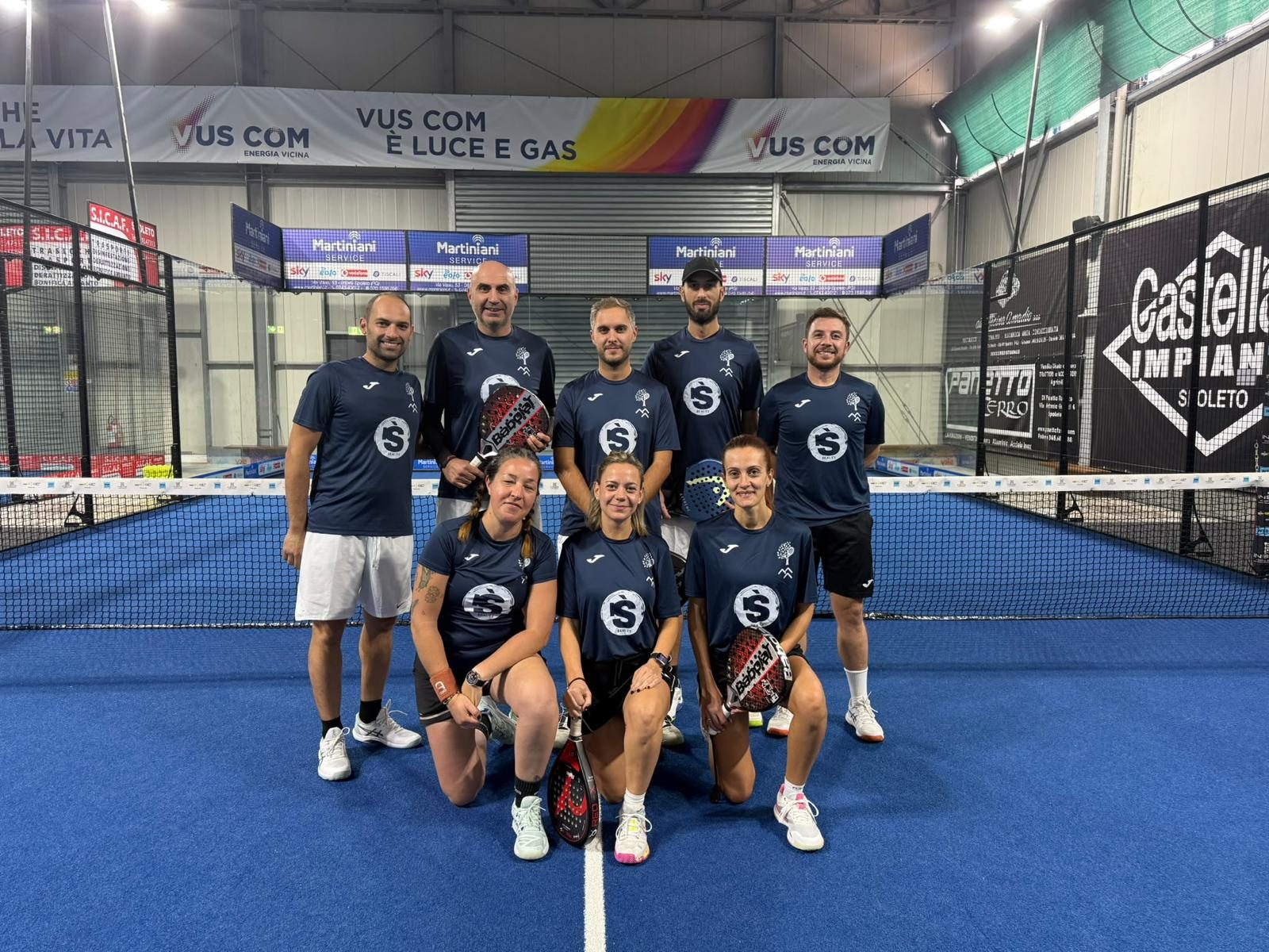 Foto squadra Padel Gubbiano Cascia Blu